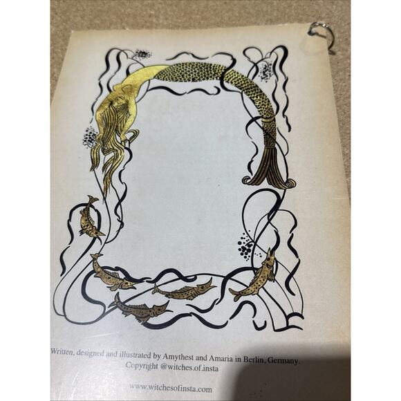 Secret Grimoire of Plant and Crystal Magick Handmade Ephemera Book - Picture 6 of 6